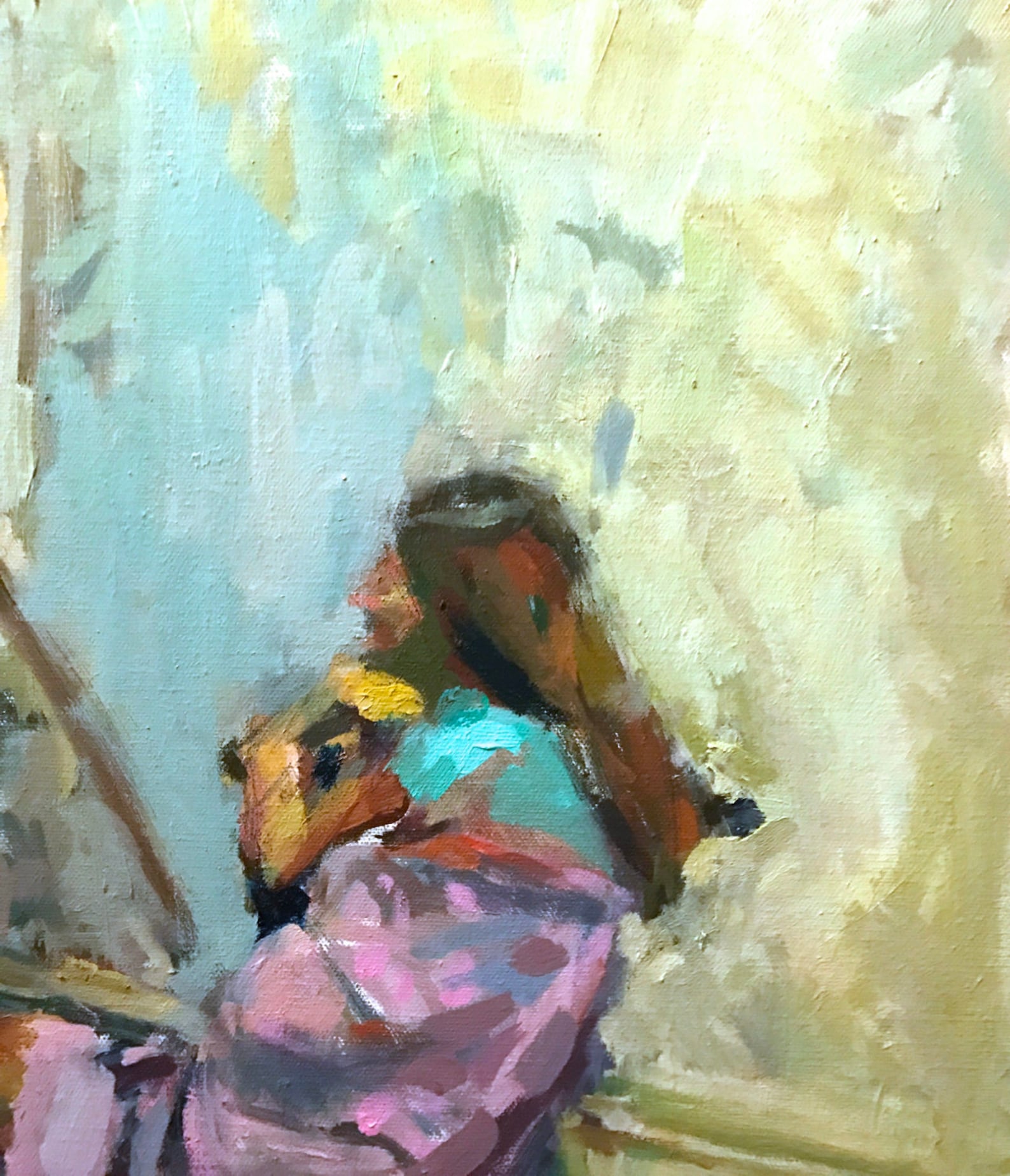 Pregnant Woman Original Oil Painting Figurative Fine Art Etsy