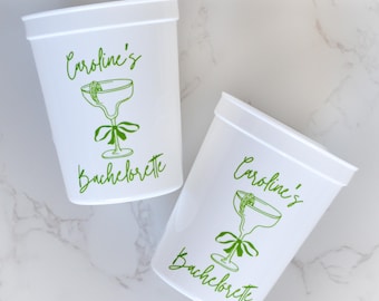 Copas personalizadas para despedidas de soltera y matrimonio, margaritas personalizadas, decoración para despedidas de soltera