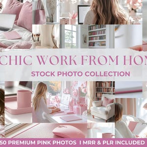 Pink Business Stock Fotos: Instagram-Content, Virtuelle Assistentin Arbeit von zu Hause aus Gesichtsloses Digital Marketing