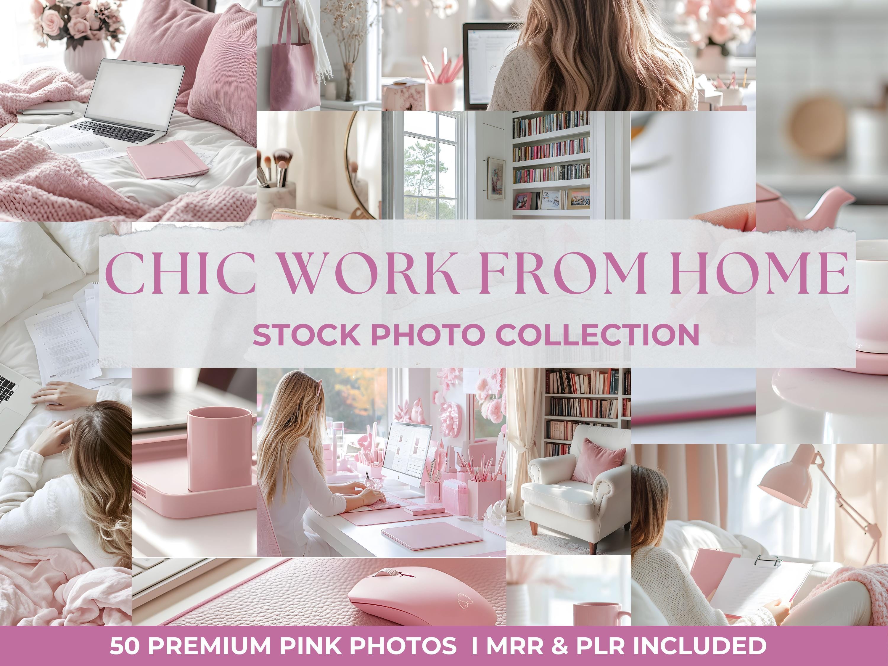 Pink Business Stock Photos: Instagram Content, Virtual Assistant Work ...