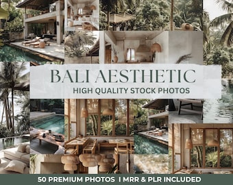 Stock Foto-Kollektion | Master Weiterverkaufsrechte | 50 Premium Bali Ästhetische Fotos | Gesichtslos Stock Fotos | Social-Media-Inhalte |