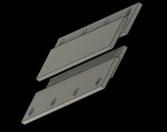Heavy-Duty Steel French Cleat System – Custom Wall Mounting Bracket for Cabinets, Art & Shelves