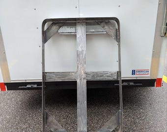 Custom Steel Welded Frame – Built to Your Specifications -- All Sizes & Shapes Available - Deavy Duty With French Cleat Hangers