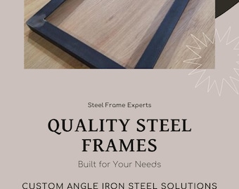 3/16 Angle Iron Steel / Custom 2" Angle Iron Steel Welded Frame – MESSAGE US For Custom Orders. - Free Powder-Coating