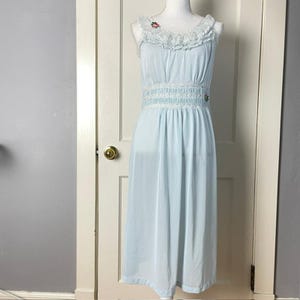 Lace Trim Light Blue Slip Dress - Etsy Lace Trim Light Blue Slip Dress - Etsy