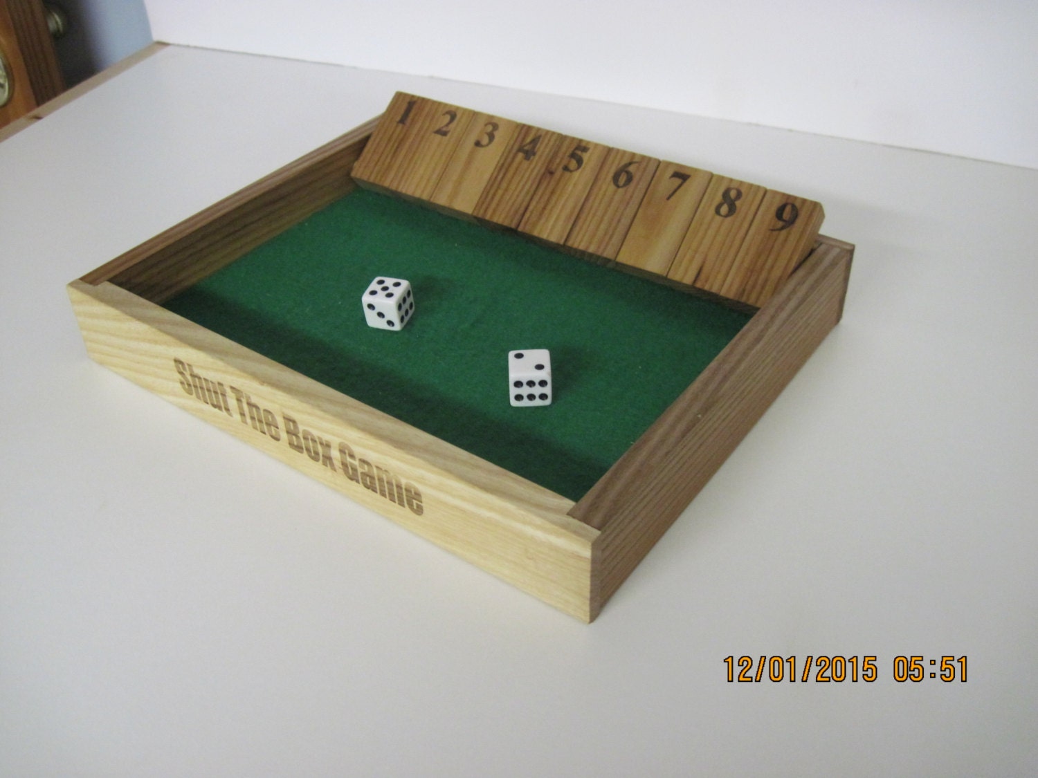 Shut the Box Board Game - Etsy