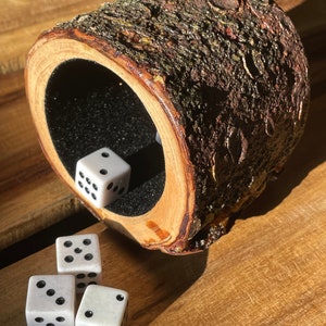 Wooden dice cup - Jack Pine