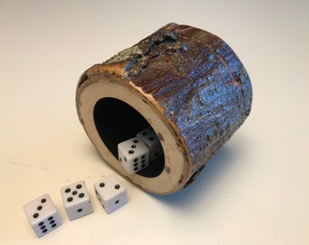 Wooden dice cup - Hickory