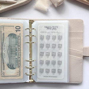 Roadtrips Savings Tracker Cash Stuffing Savings Challenges | The Travel Series
