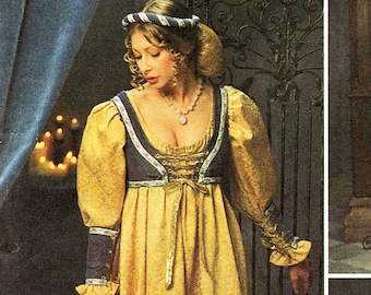 Simplicity Ever After Dress Pattern Renaissance Gown Costume Pattern Misses Adult size 10 12 14 UNCUT