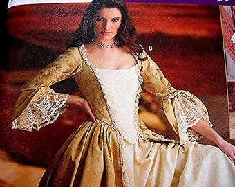 Historical Medieval Renaissance Dress Pattern Gown Costume Sewing Pattern Adult Misses size 14 16 18 20 UNCUT