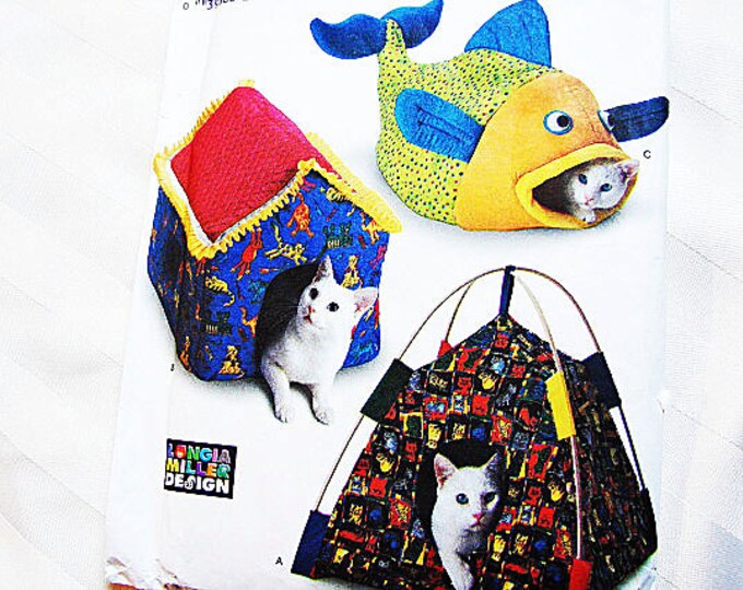 Simplicity Cat Bed Sewing Pattern UNCUT 3 Styles Cozy House Etsy