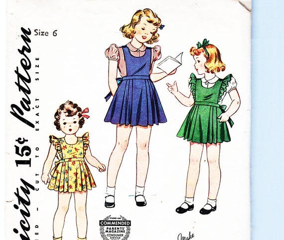 pinafore dress size 6