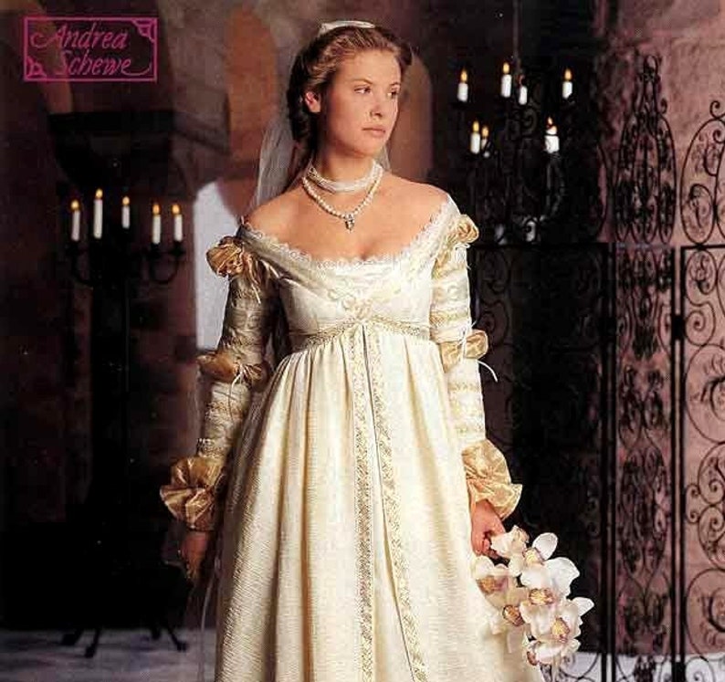 Simplicity The Ever After Dress Pattern Renaissance Wedding Gown Costume Pattern Misses Size 10 12 14 UNCUT