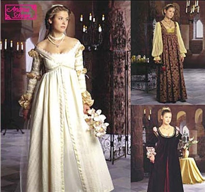 Simplicity The Ever After Dress Pattern Renaissance Wedding Gown Costume Pattern Misses Size 10 12 14 UNCUT