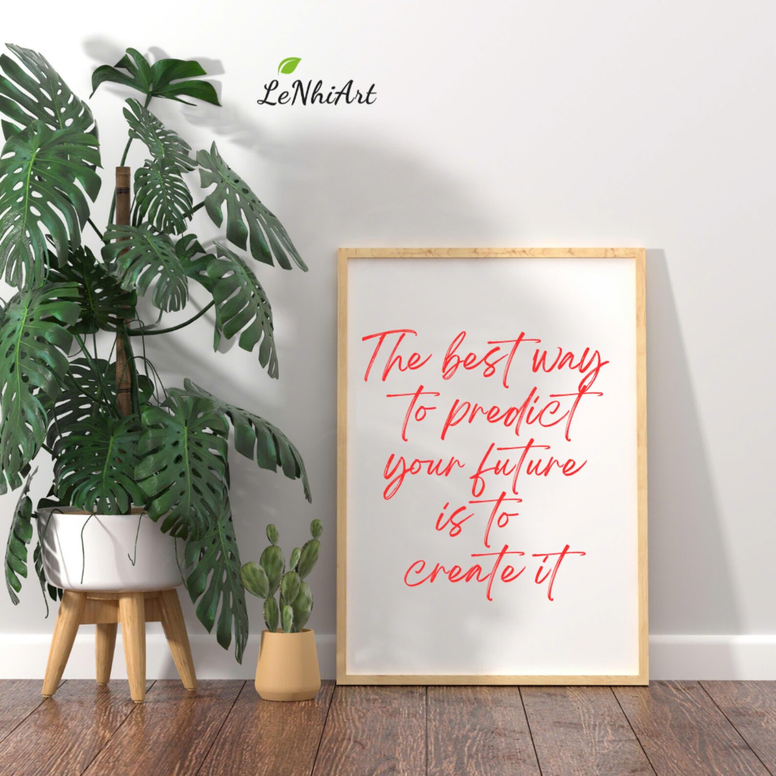 Motivational Quote Art Print: Create Your Future (digital Download) - Etsy