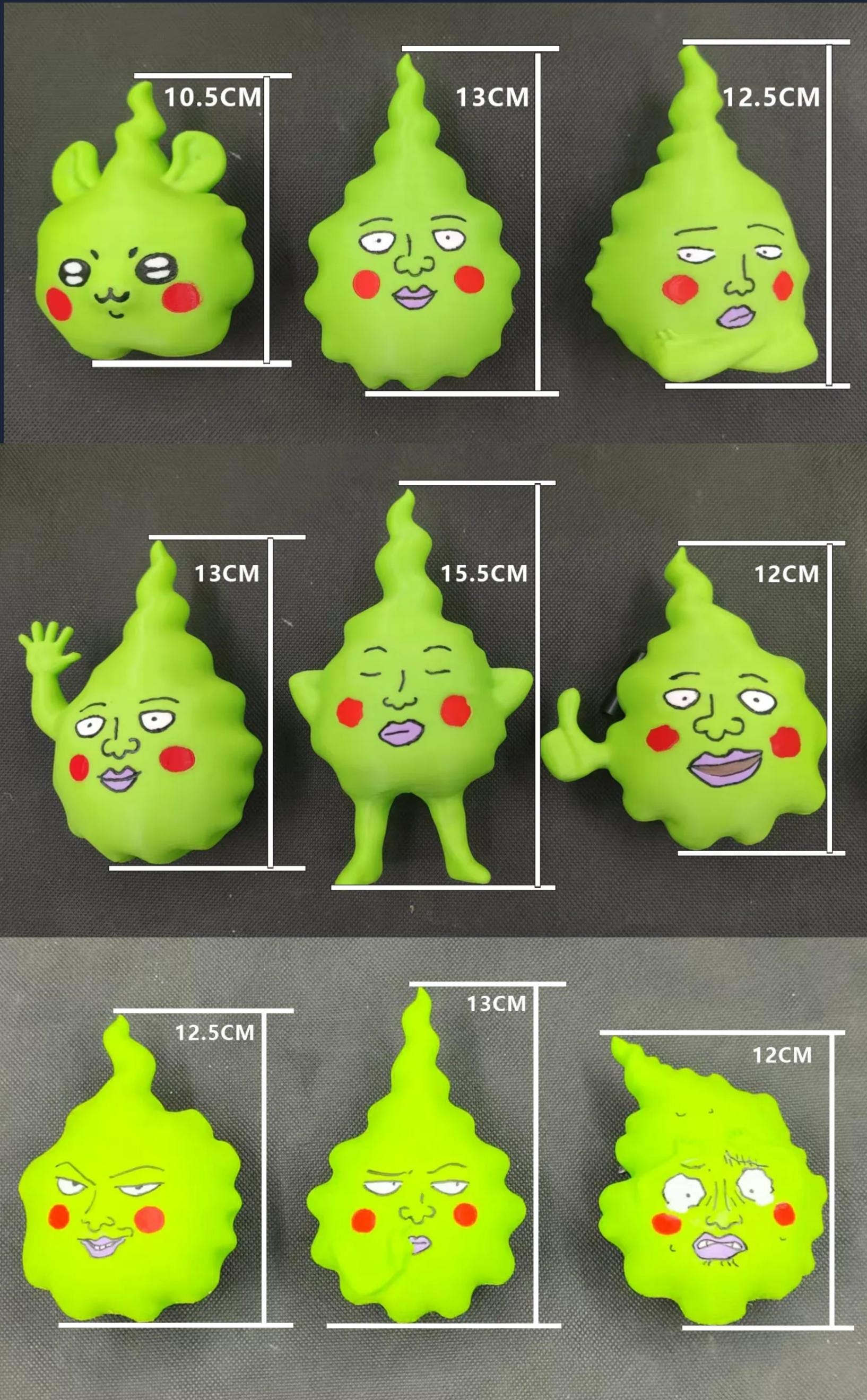 Dimple Hand-painted 3D Printed Night Light - Mob Psycho 100 Inspired ...