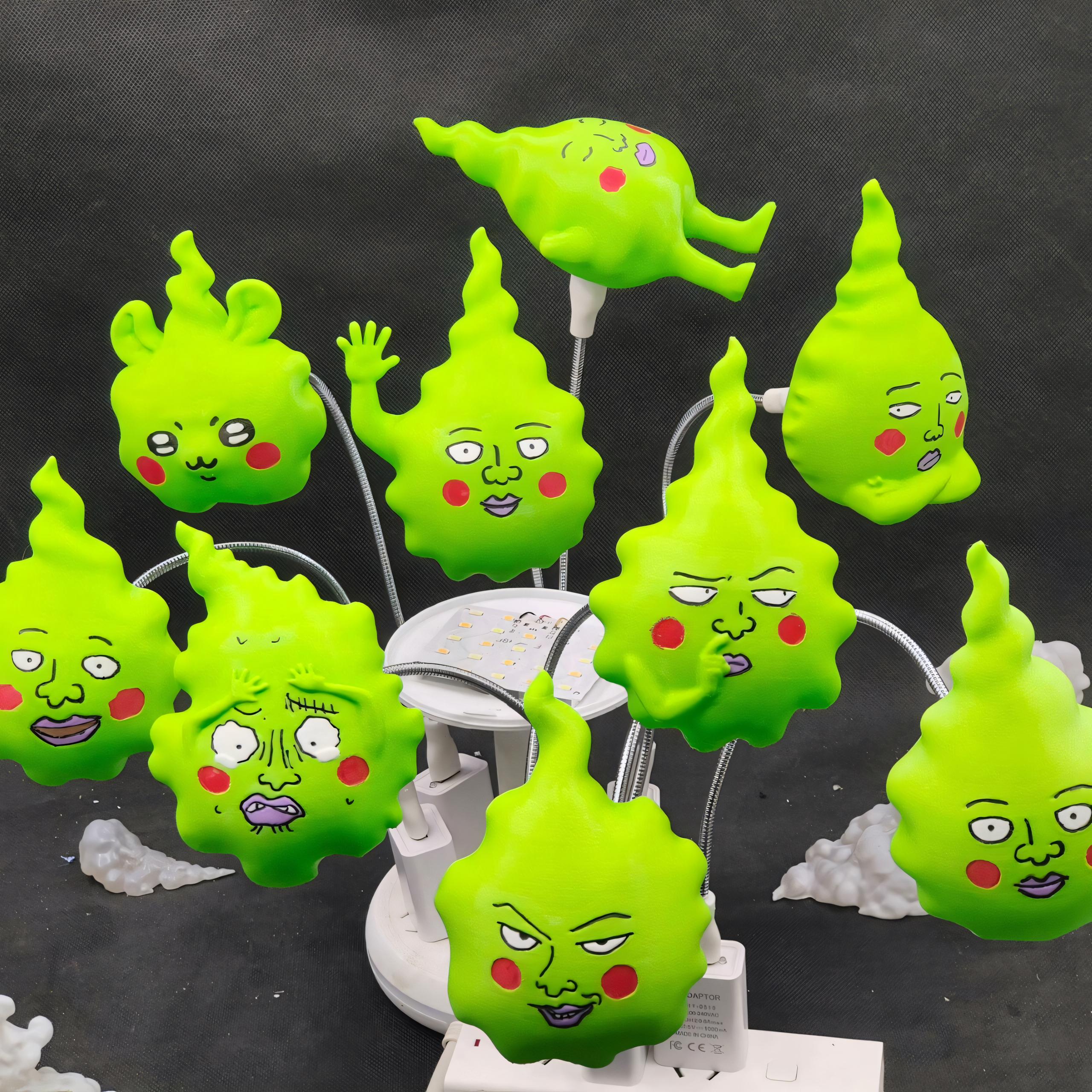 Dimple Hand-painted 3D Printed Night Light - Mob Psycho 100 Inspired ...