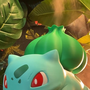 Squirtle Gieter & Bulbasaur Luchtbevochtiger Creatieve Pokémon Desktop Set | Pokémon Cadeau