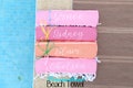 Personalized Beach Towel, Custom Name Towels for Kids and Adults, Summer Vacation Pool Gifts, Soft & Absorbent Beach Towel, Wholesale Towel