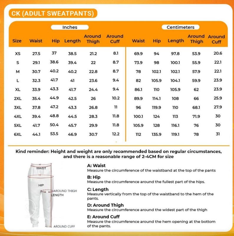 a picture of a pair of white pants with measurements