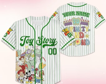 Custom  Toy Story Characters Baseball Jersey Sport Team, Kids Youth Adult  Jersey, Toy Story Character, Jersey for Pixar Fan
