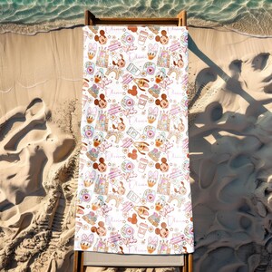 Personalized Disney Mickey and friends Beach Towel, Mickey Beach Towel, Disney Pool Towel, Disney Name Towel, Custom Disney Towel