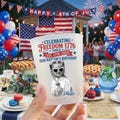 Custom Photo 4th of July Frosted Cups, American 250th Anniversary Party Cups, USA Celebration Party Favor Cups, Independence Day Decoration