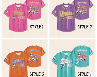 Personalized  Super Kitties Baseball Jersey, Super Kitties Team Matching Jersey, land Cats Baseball Jersey, Kids Gift