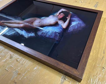 Francisco Goya The Naked Maja Painting | Famous Glass Print Wall Art | Goya Reproduction | Tempered Glass Wall Decor