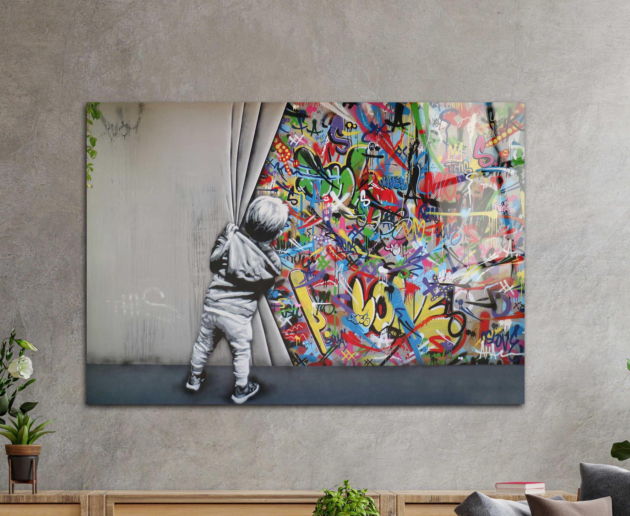 Affiches et imprimés Graffiti modernes pour décoration intérieure