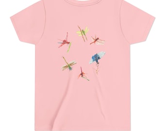 T-shirt à manches courtes pour jeune « Libellules »