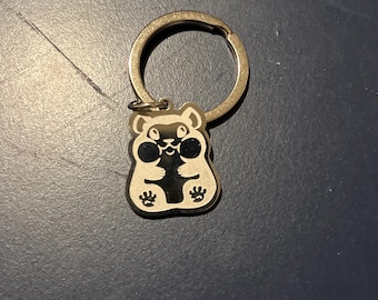 Stuffyourcheeks Hamster Keyring!