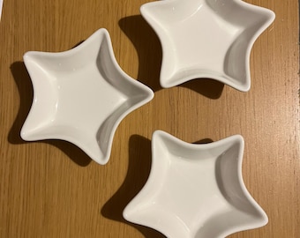 Ceramic Star Shape Hamster Food Bowl