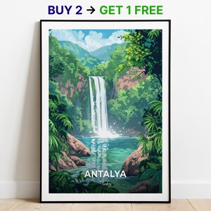Türkei Wandkunst, Türkei Poster Stadt Druck Stadt Poster