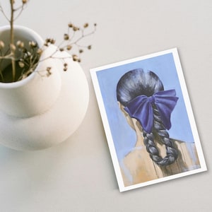 Künstlerisches Postkarten 6er Set, feminine mini Art