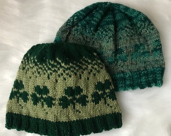 Knitted Hat Pattern - Sham-Ombre Hat