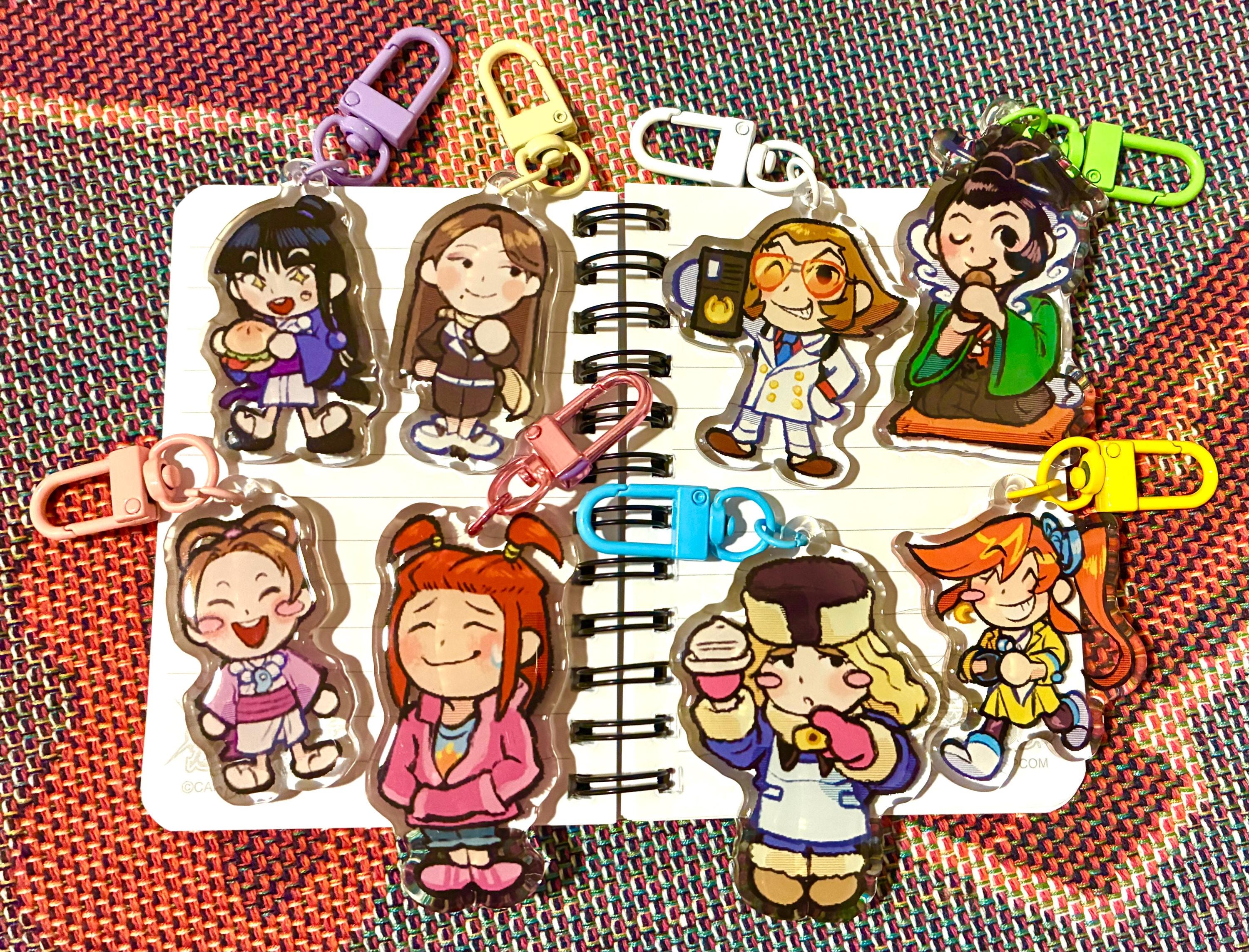 Ace Attorney Chibi Keychains | PREORDER CLOSED - Etsy