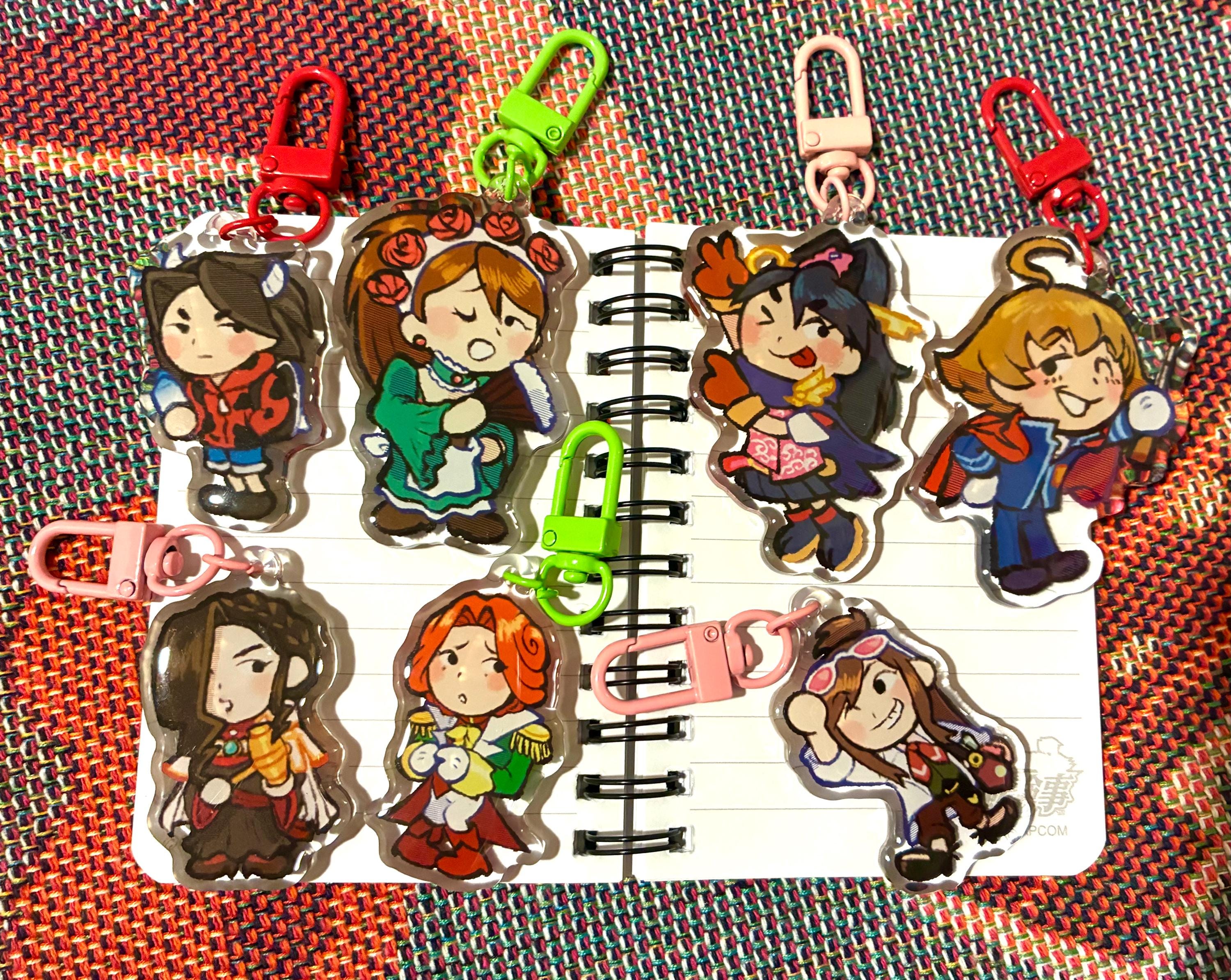 Ace Attorney Chibi Keychains | PREORDER CLOSED - Etsy