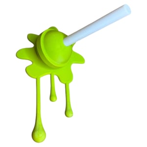 Geschmolzener Lollipop Wanddekor | Lustiges Design für Wand oder Tisch