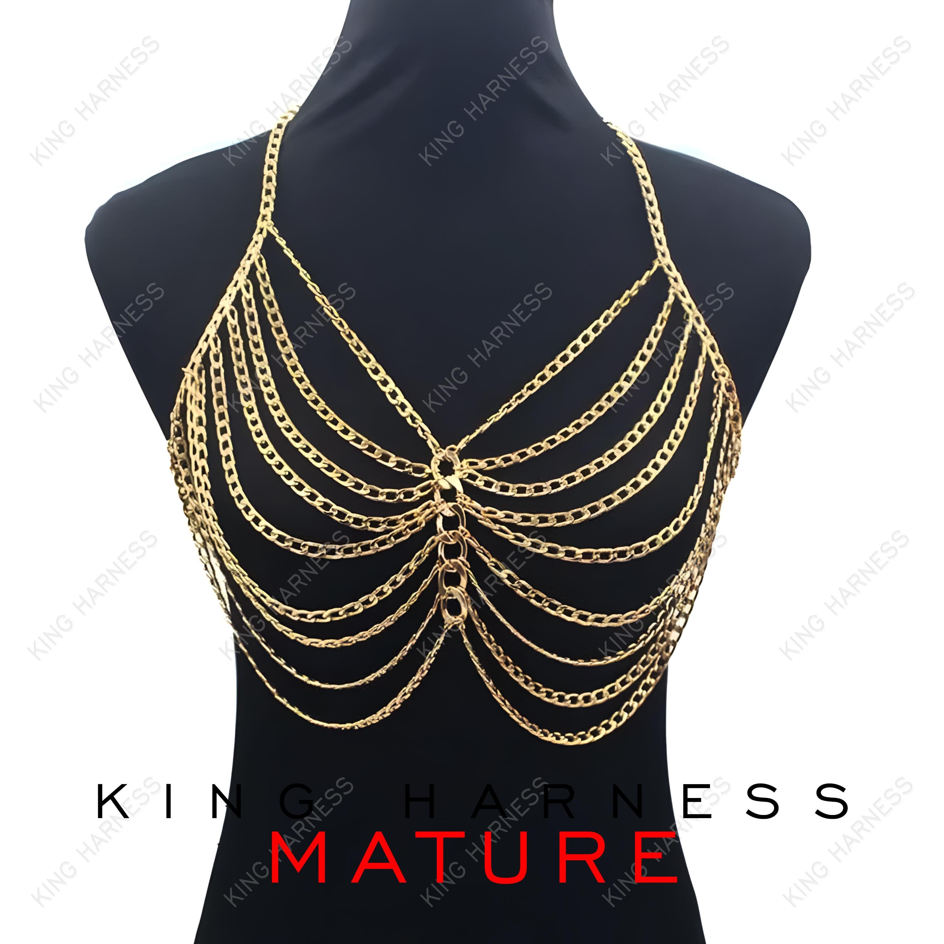 Layering Body Chain, Festival Body Chain, Costume Body Chain, Gift For Her, Party Accessories, Gift For Girlfrens, Festival Bralette Chain,