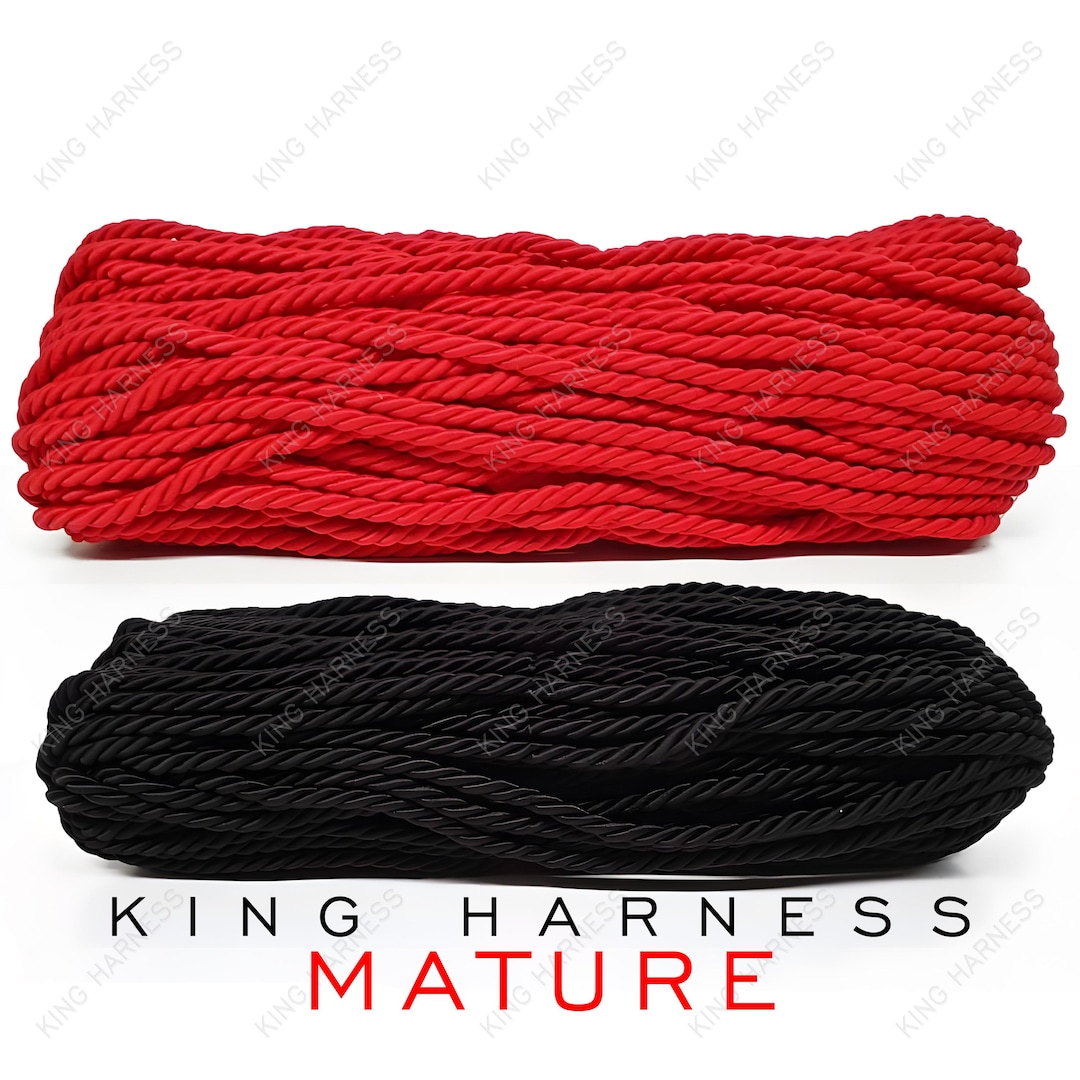 Silky Twisted Cord Rope, Shibari Rope Dress, Shibari Lingerie, Shibari ...