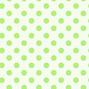 Op de afbeelding: Een naadloos patroon met lichtgroene stippen op een crèmekleurige achtergrond. De stippen zijn gelijkmatig verdeeld en van dezelfde grootte, wat een eenvoudig maar aantrekkelijk ontwerp creëert. Geschikt voor diverse toepassingen, van textiel tot digitale achtergronden.