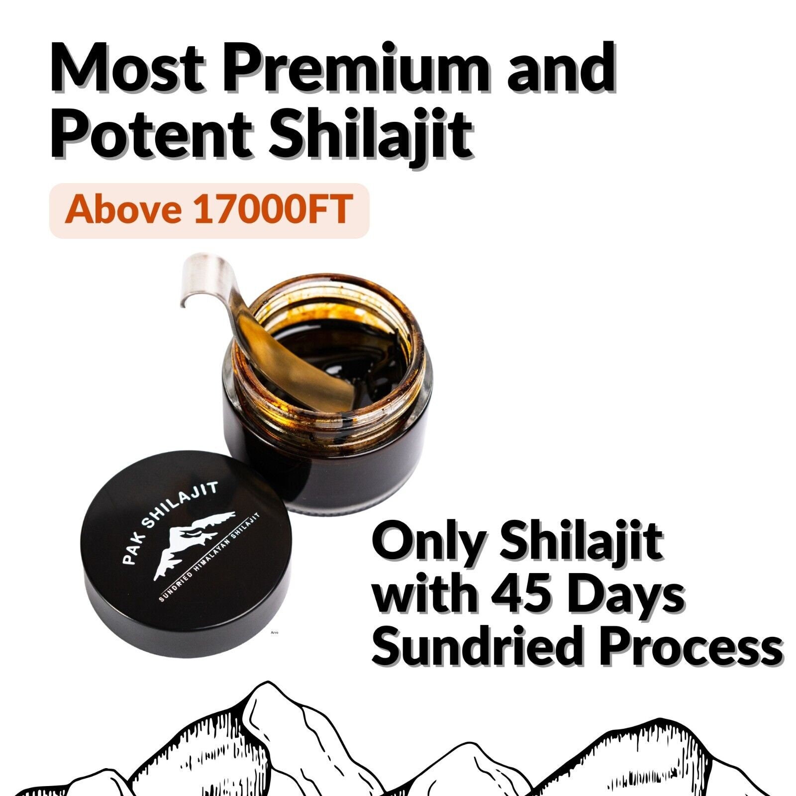 Himalayan Pure 100% Shilajit Resin - Organic, Potent Fulvic Acid Supplement (Capsules) 7 thumbnail image