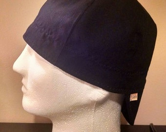 Black Custom Made Welding Cap/Hardhat Liner