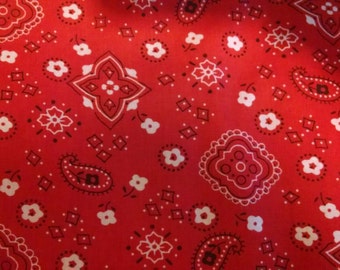 Red Bandana Custom Made Welding Cap / Hardhat Liner