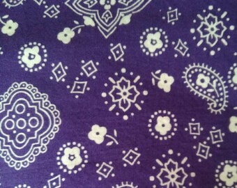 Purple Bandana Welders Cap