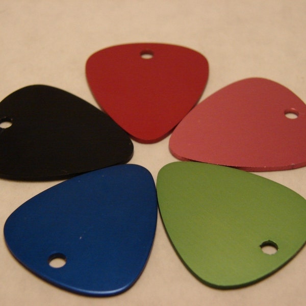 design your guitar pick aluminum