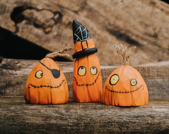 木製のハロウィンかぼちゃハウス | Waldorf Small World Play - Etsy 日本