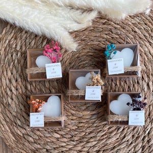 Sapone profumato personalizzato, bomboniere per gli ospiti, bomboniere per sapone per la festa nuziale, bomboniere per sapone fatte a mano